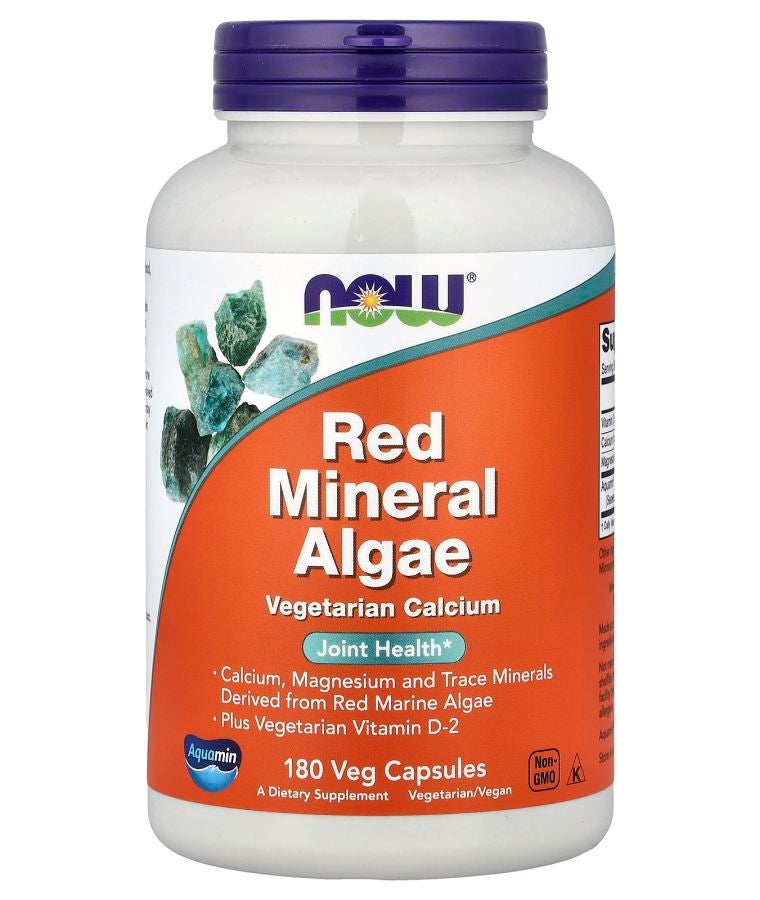 now Red Mineral Algae 180 Veg Capsules