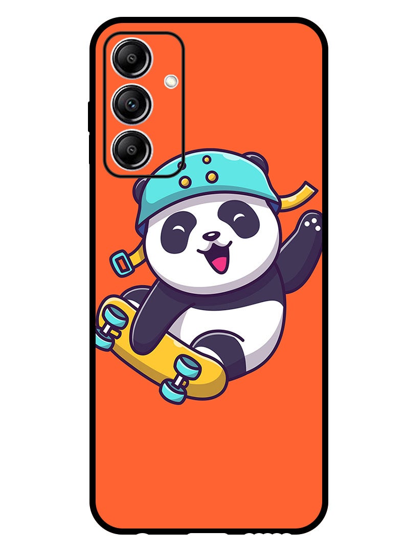 Theodor Protective Case Anti Scratch Shock Proof Bumper Cover For Samsung Galaxy A55 Skiing Panda - Image 1