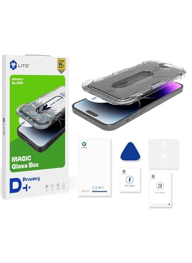 Lito LITO For iPhone 11 Pro Max LITO Magic Box D+ Tools Full Glass Screen Protector - Privacy  - Image 2