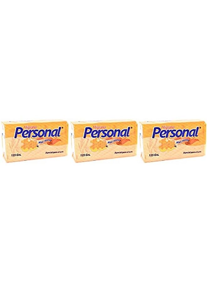 hispano No Personal Honey Miel Bar Soap 125G 44 Oz Each Great Dominica Soap Bars - Image 1