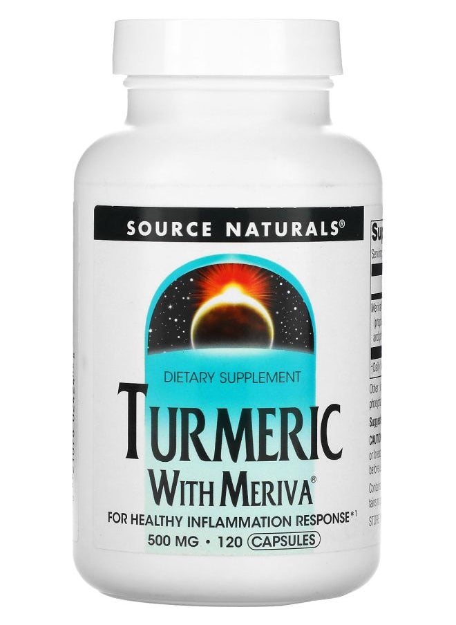Source Naturals - Turmeric With Meriva 500 mg 120 Capsules - Image 1