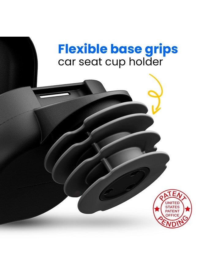 Integral Kids Console for Car Seat - Upgraded Car Organizer for Kids Adjustable Tablet Mount - Car Seat Cup Holder Console with Storage Container - Roadtrip Essentials for Kids - Large Base - Image 4