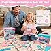 Verceco Kids Tool Set 55Pcs Tool Box Toddler Tool Kit for Girls Play Tools Toy with Tool Belt Electronic Toy Drill Safety Vest Pretend Play Construction Toy for Girls Boys Ages 3 4 5 6 7 Years Old - Image 4