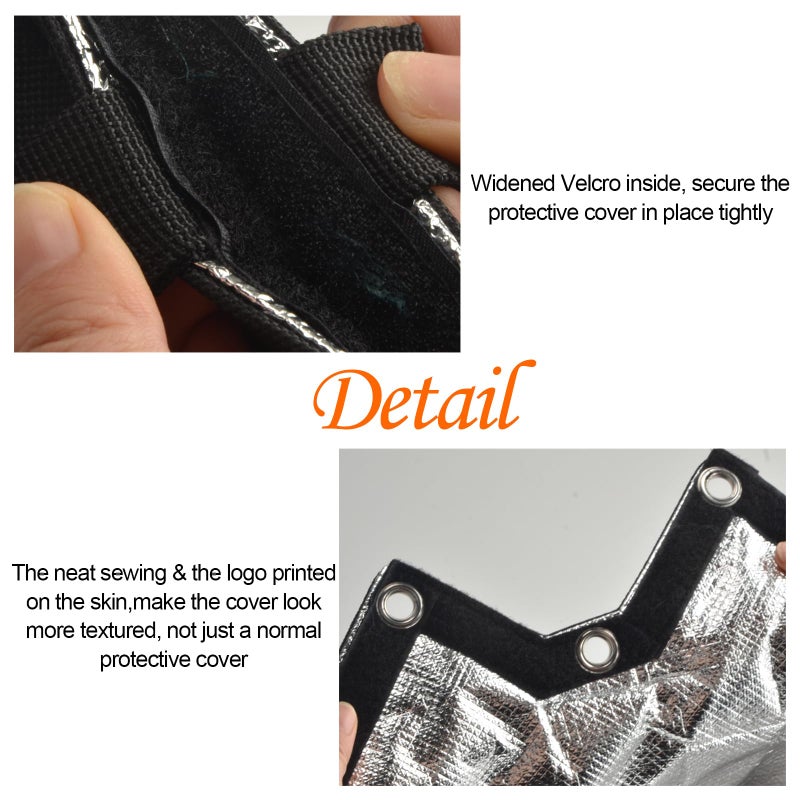 DEMEDO Backflow Preventers Cover  Backflow Pressure Vacuum Breaker Cover For Winter  Insulated Cover Pouch For Irrigation Backflow Valve  Sprinkler Valves Cover In Snow Or Sun Exposure - Black - Image 5