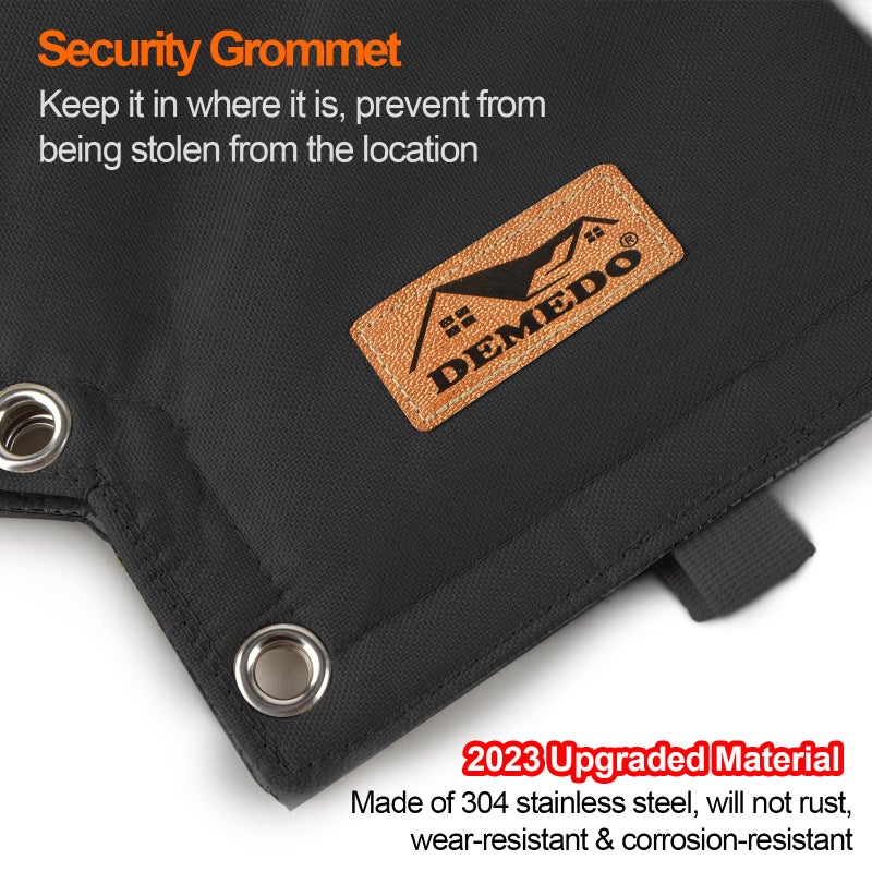 DEMEDO Backflow Preventers Cover  Backflow Pressure Vacuum Breaker Cover For Winter  Insulated Cover Pouch For Irrigation Backflow Valve  Sprinkler Valves Cover In Snow Or Sun Exposure - Black - Image 4