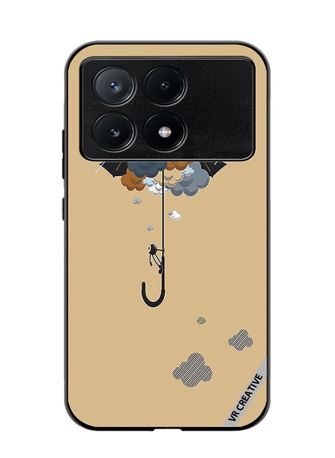VR CREATIVE Protective Case Cover For Xiaomi Poco X6 Pro Umbrella Design Multicolour - Image 1