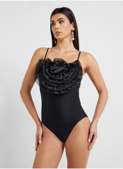 ELLA Swimsuit With 3D Floral & Beach Sarong  - Image 3