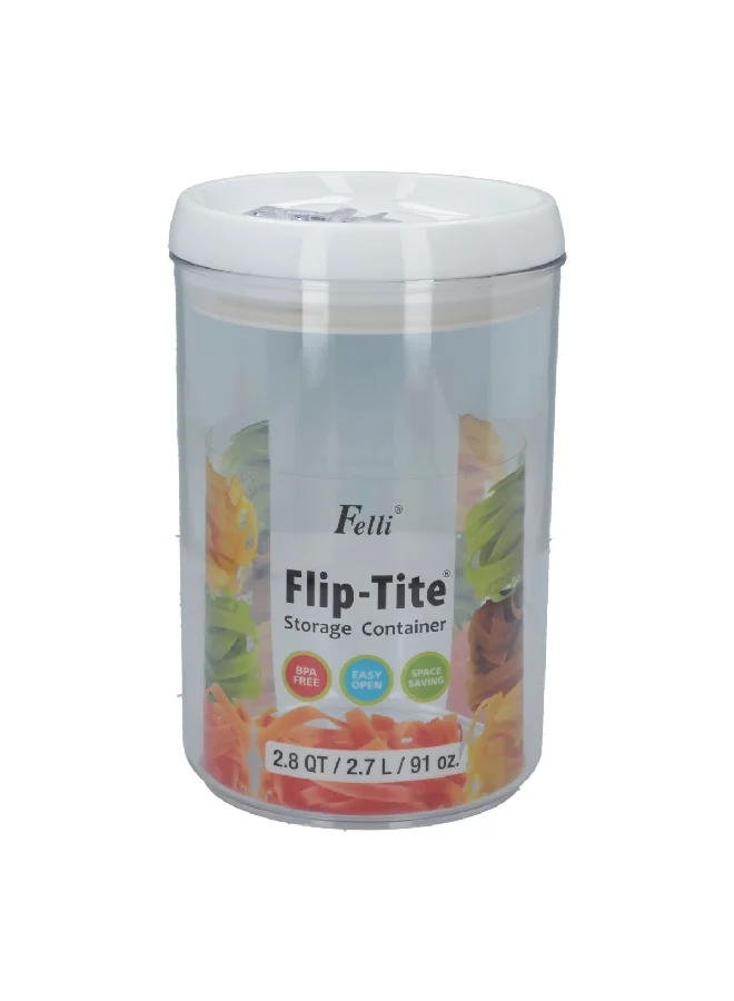 Felli Flip-Tite Storage Container Clear 91oz CLC609A-60