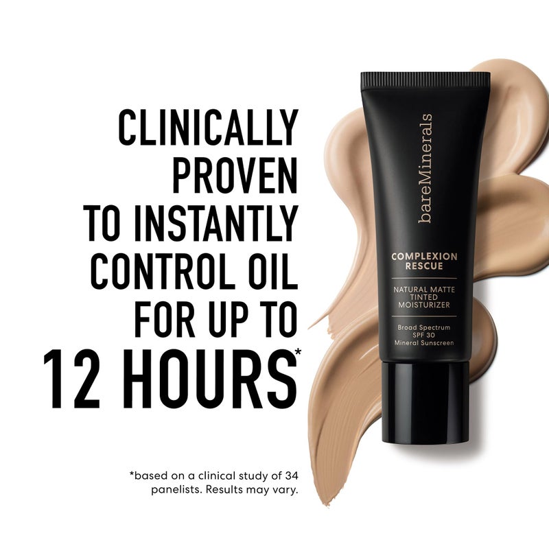 bareMinerals Complexion Rescue Natural Matte Tinted Moisturizer, Cashew 3.5 - Image 5
