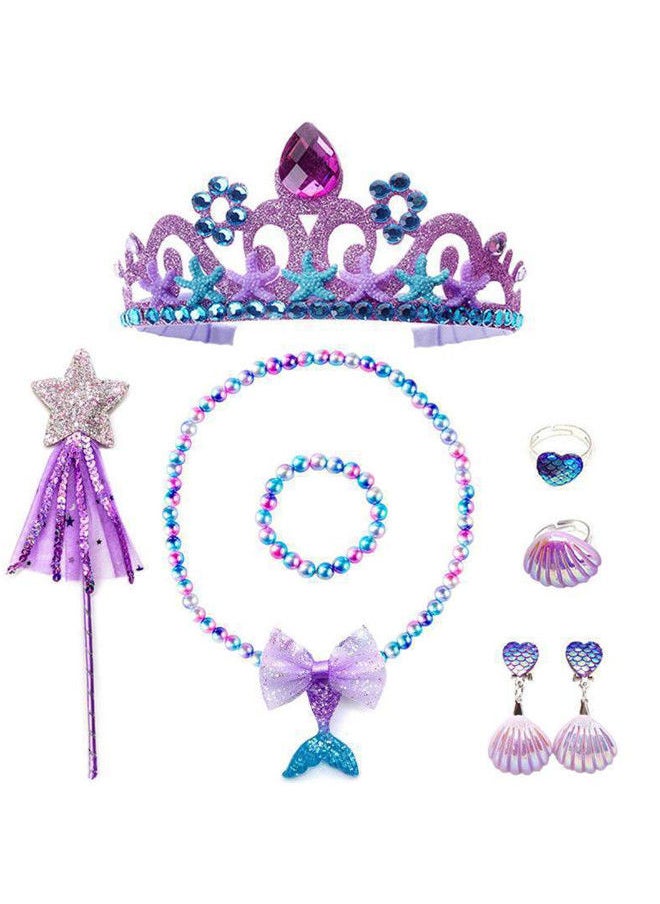 Mermaid Dress Girls Party Cosplay Girl Clothing Birthday Princess Dress Kids Costume With Princess Jewelry Crown Set - pzsku/Z66084D50DAAABA32A794Z/45/_/1646223276/f1b1fd94-9fbc-4147-81df-40c4f3d06a02