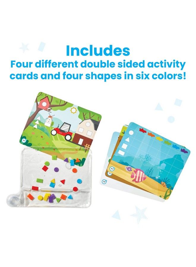 hand2mind Colors And Shapes Sensory Pad Shape Sorter Toys Fine Motor Skills Toys Visual Sensory Toys Calming Toys For Kids Sensory Play Occupational Therapy Toys Calm Down Corner Supplies - Image 4