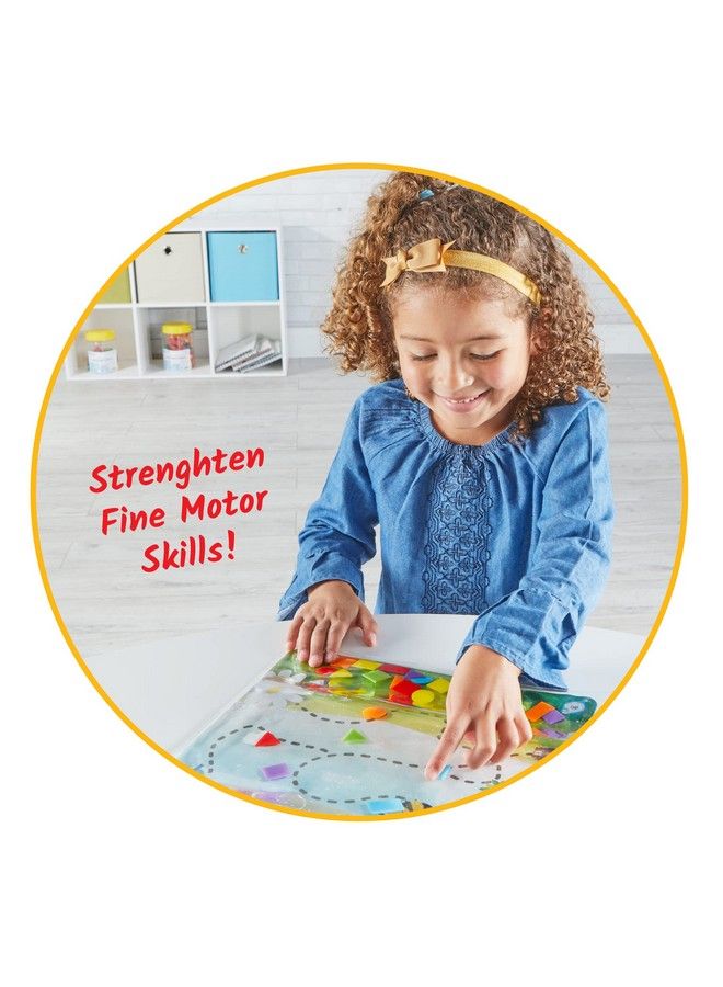 hand2mind Colors And Shapes Sensory Pad Shape Sorter Toys Fine Motor Skills Toys Visual Sensory Toys Calming Toys For Kids Sensory Play Occupational Therapy Toys Calm Down Corner Supplies - Image 3