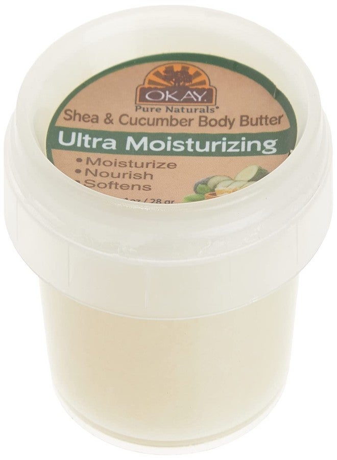 OKAY SHEA and CUCUMBER BODY BUTTER Ultra Moisturizing 1oz / 30gr. - Image 2