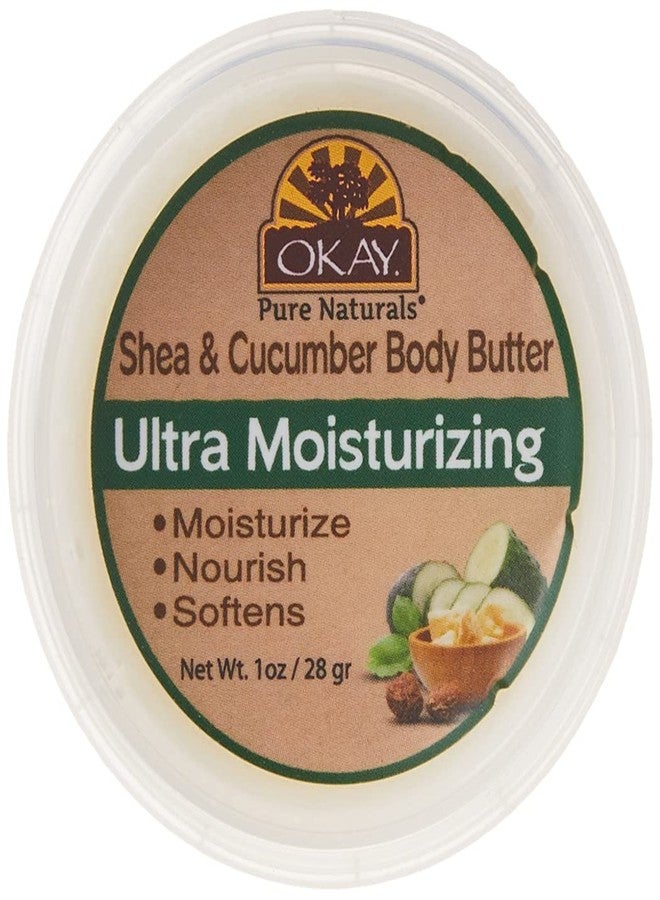 OKAY SHEA and CUCUMBER BODY BUTTER Ultra Moisturizing 1oz / 30gr. - Image 4
