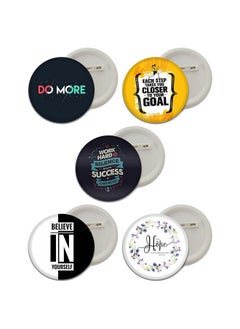 D2c D2C Inspirational | Motivational Button Badges (Set of 5)  - Image 1