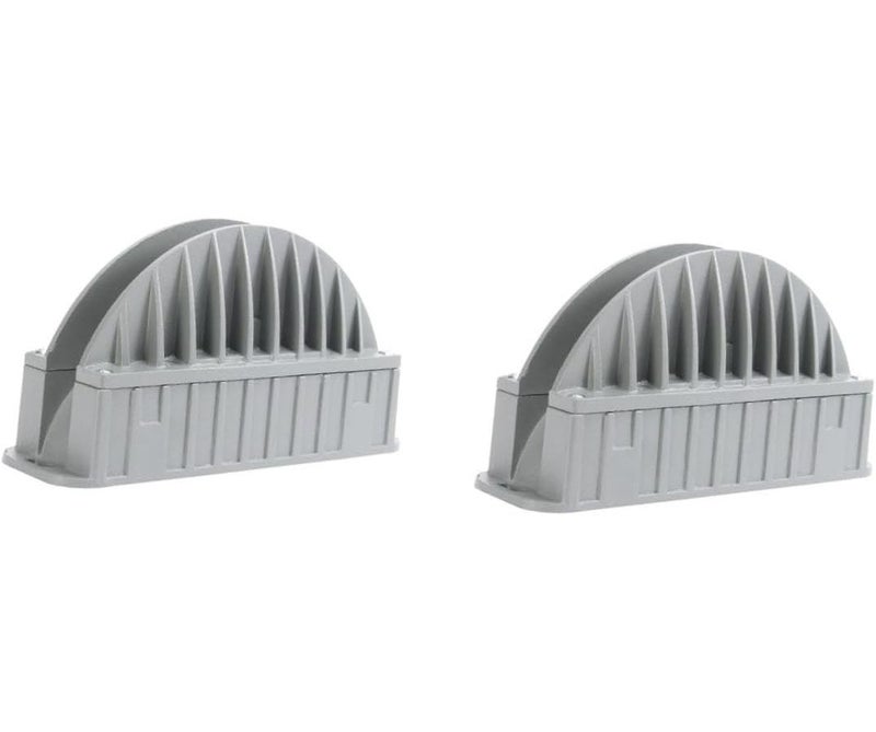 2pc Outdoor Semicircle LED Floodlight Wide Beam for Garden Pathways Patios Indoor Outdoor Use - Image 1