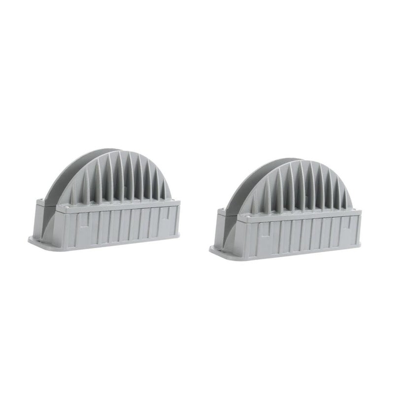 2pc Outdoor Semicircle LED Floodlight Wide Beam for Garden Pathways Patios Indoor Outdoor Use - Image 2