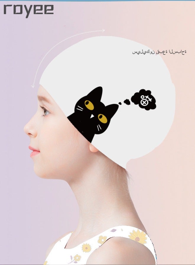 Royee Silicone Swimming Cap for Kids Bathing Cap for Kids Children Boys Girls - Children Swim Cap for Boys and Girls Aged 3-8 - Image 2