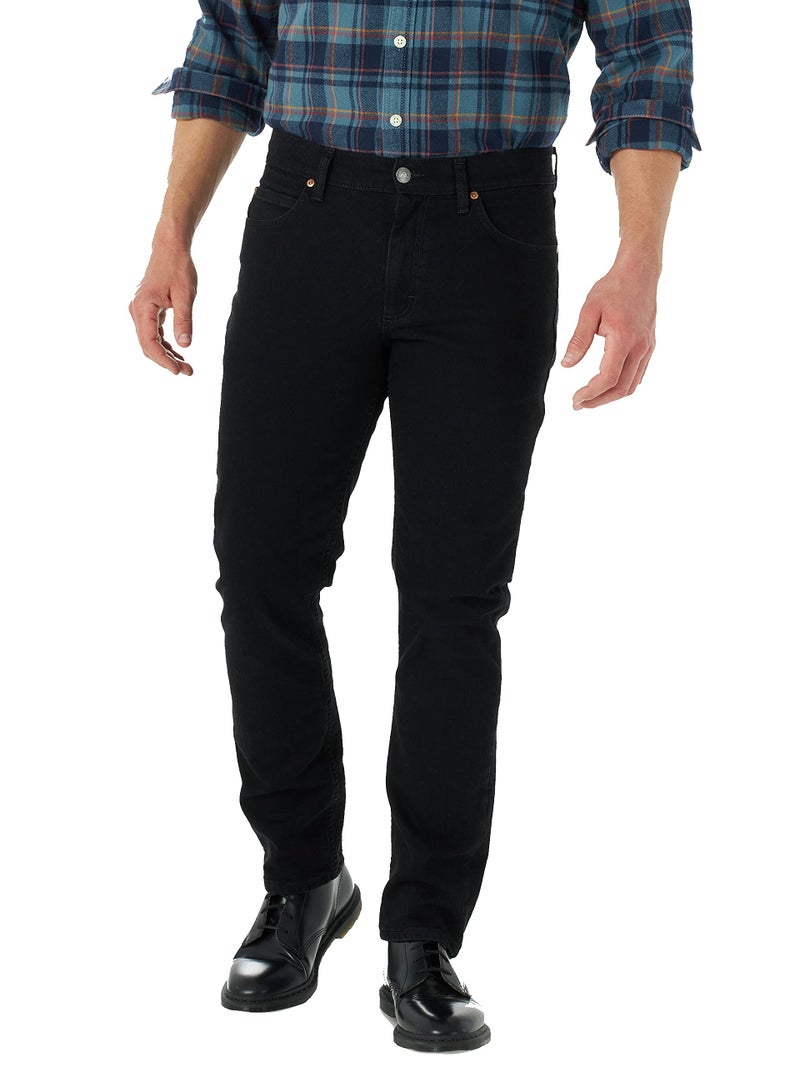 Lee Men's Legendary Regular Fit Tapered Leg Jean, Overdye Black, 36W x 30L - Image 1