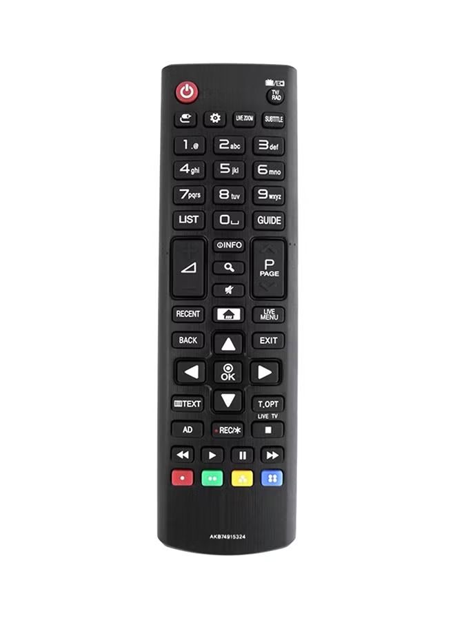 IAF Universal Infrared TV Remote Control Black - Image 1