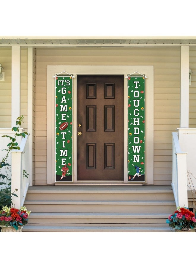 KatchOn, XtraLarge Football Door Banner - 72x12 Inch | Vertical Football Banner Backdrop, Football Party Decorations | Football Birthday Party Decorations | Football Backdrop for Football Party Favors - Image 5