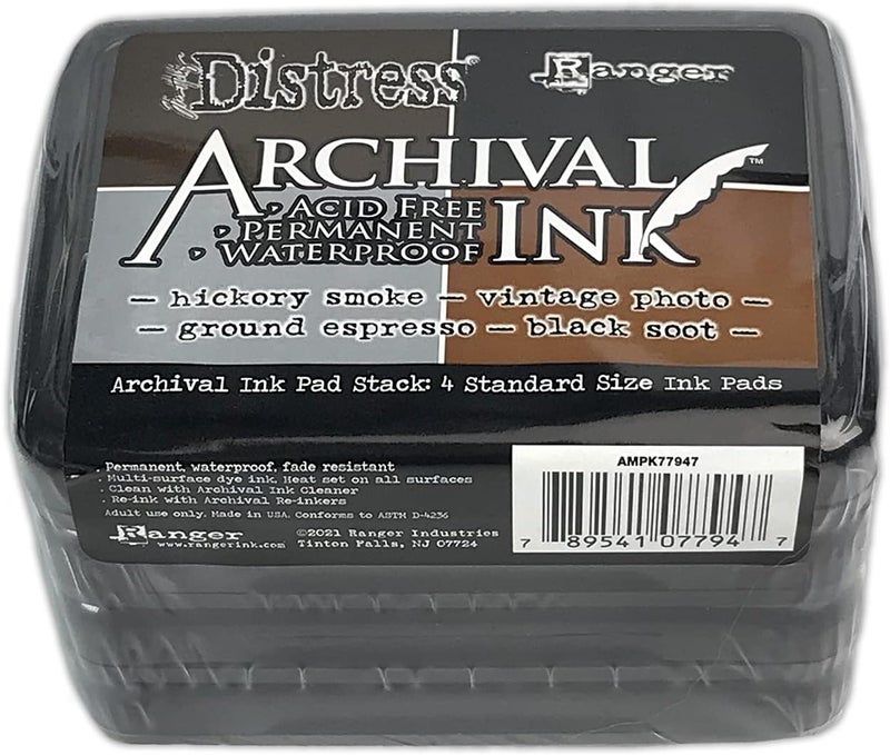 Ranger Tim Holtz - Basics ARCHIVAL Ink KIT (AMPK77947) - Image 1