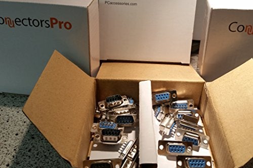 Connectors Pro Pc Accessories 10 Pairs DB9 Male and Female D-Sub Solder Type Connector, 20-Pack (10 Male + 10 Female) - Image 5