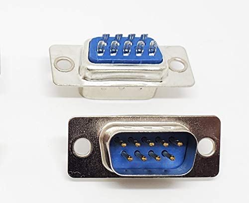 Connectors Pro Pc Accessories 10 Pairs DB9 Male and Female D-Sub Solder Type Connector, 20-Pack (10 Male + 10 Female) - Image 4