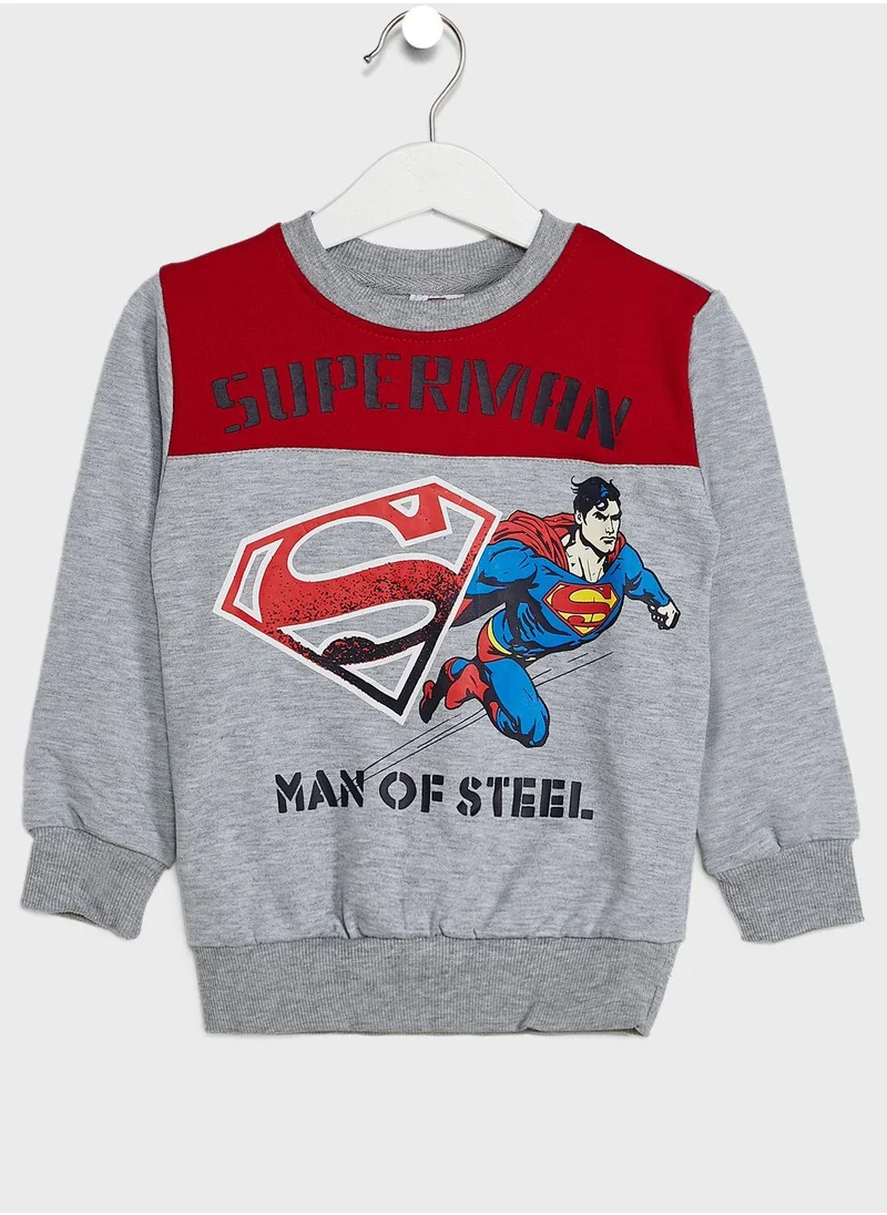 Warner Bros Youth Superman Sweatshirt