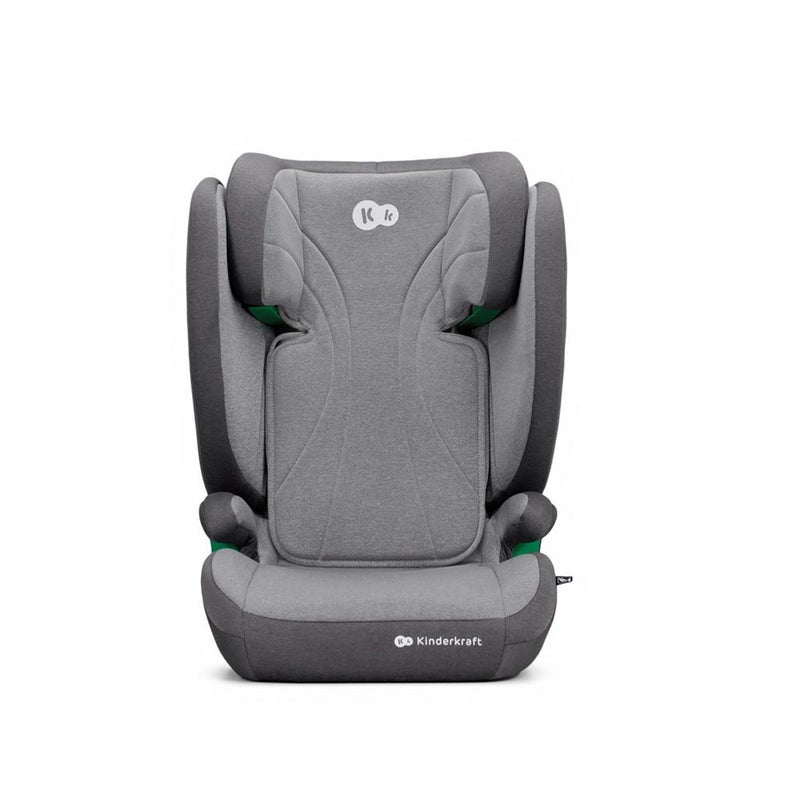 Kinderkraft JUNIOR FIX 2 - i-Size Convertible Car Seat – 3.5–12 Years (100–150 cm) with ISOFIX - Rocket Grey - Image 1