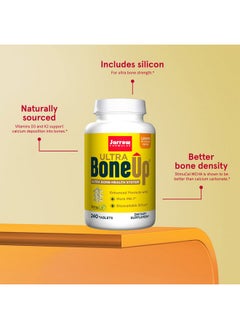 jarrow formulas Ultra Boneup Powerful Multinutrient Bone Health Includes More Mk7  Jarrosil Activated Silicon For Added Support 120 Servings 240 Count  - Image 4