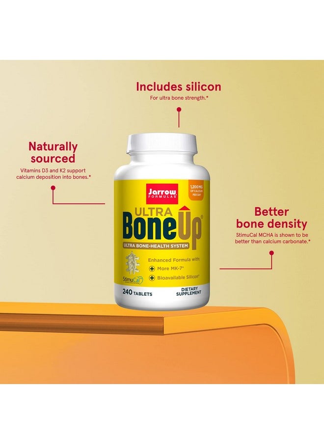 jarrow formulas - Ultra Boneup Powerful Multinutrient Bone Health Includes More Mk7  Jarrosil Activated Silicon For Added Support 120 Servings 240 Count - Image 1
