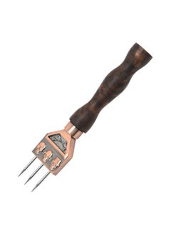 Stainless Steel Ice Chisel Trident Ice Cone Bar Ice Crushing Tool Ice Hockey Ice Cone - Skull Bronze Trident Cone Head