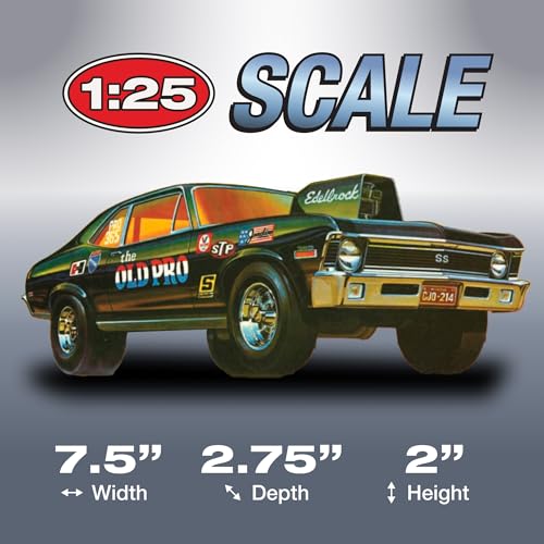 AMT 1972 Chevy Nova SS Old Pro 1:25 Scale Model Kit - Image 4