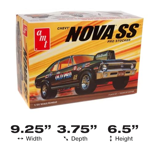 AMT 1972 Chevy Nova SS Old Pro 1:25 Scale Model Kit - Image 5