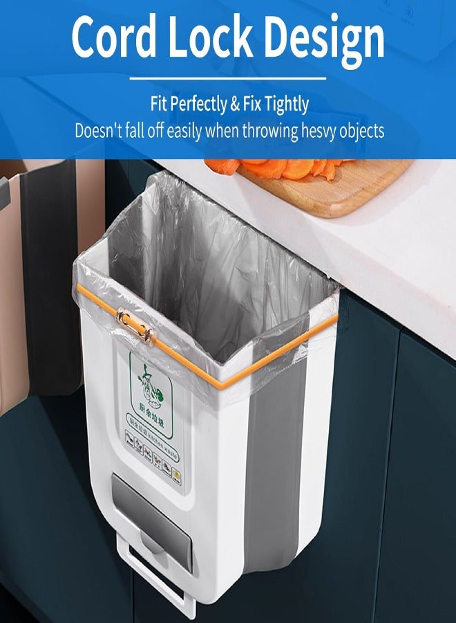 مجموعة من 6 أشرطة مطاطية لصناديق القمامة، أشرطة مطاطية لصناديق القمامة قابلة للتعديل، تناسب علب القمامة سعة 8-33 جالون، أشرطة مطاطية ملونة لصناديق القمامة المنزلية جيدة للمدرسة والمكتب في المنزل والمدرسة في الأماكن المغلقة والخارجية، 6 ألوان - Image 3