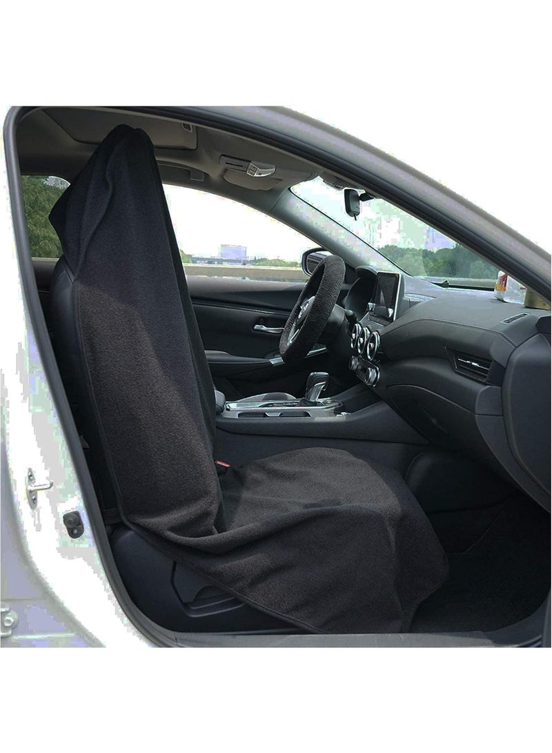Dunekart Waterproof Front Car Seat Protector, Universal Fit Seat Cover for Cars, SUVs & Trucks – Ideal for Gym & Beach - Image 5