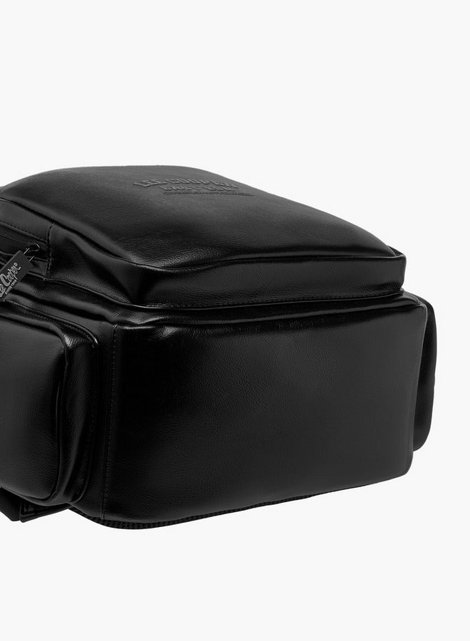 Lee Cooper Men's Logo Detail Backpack with Adjustable Straps and Zip Closure - 32x45 cm  - Image 5