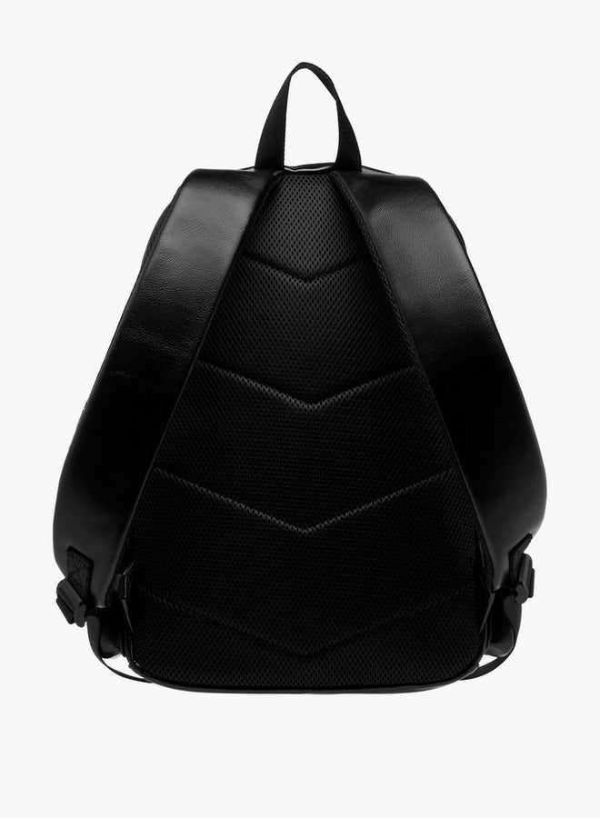 Lee Cooper Men's Logo Detail Backpack with Adjustable Straps and Zip Closure - 32x45 cm  - Image 3