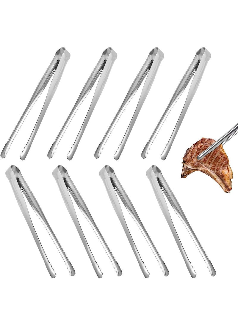 8 ملعقة خدمة، ملعقة المطبخ، ملعقة البار، ملعقة فولاذية لا تصدأ، ملعقة المقبلات، متعددة الاستخدامات ومتينة، آمنة في غسالة الصحون، لخدمة الطعام، الحفلات والعطلات، 9.45 بوصة - Image 1