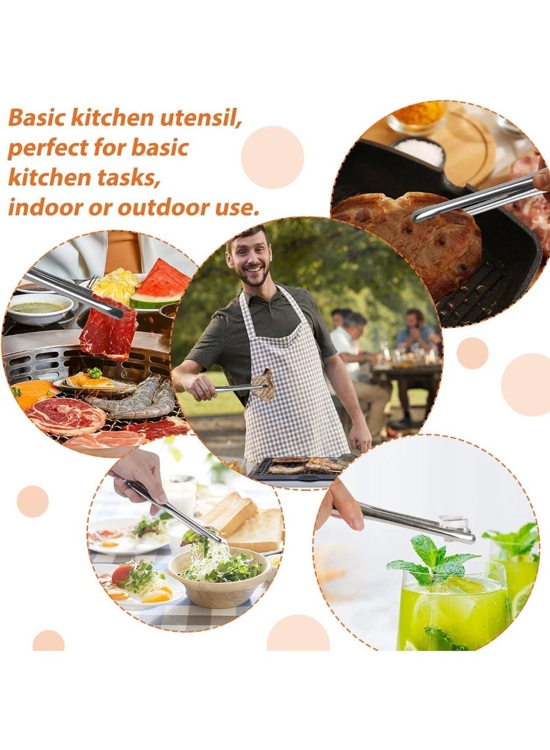8 ملعقة خدمة، ملعقة المطبخ، ملعقة البار، ملعقة فولاذية لا تصدأ، ملعقة المقبلات، متعددة الاستخدامات ومتينة، آمنة في غسالة الصحون، لخدمة الطعام، الحفلات والعطلات، 9.45 بوصة - Image 3