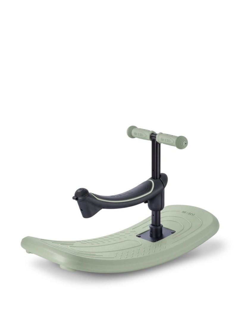 Micro Mini Micro Deluxe Rock & Go LED Olive Sage | Deluxe Rock Scooter for Kids | Kids Scooter Deluxe Rock | Rock & Go LED Scooter - Image 4