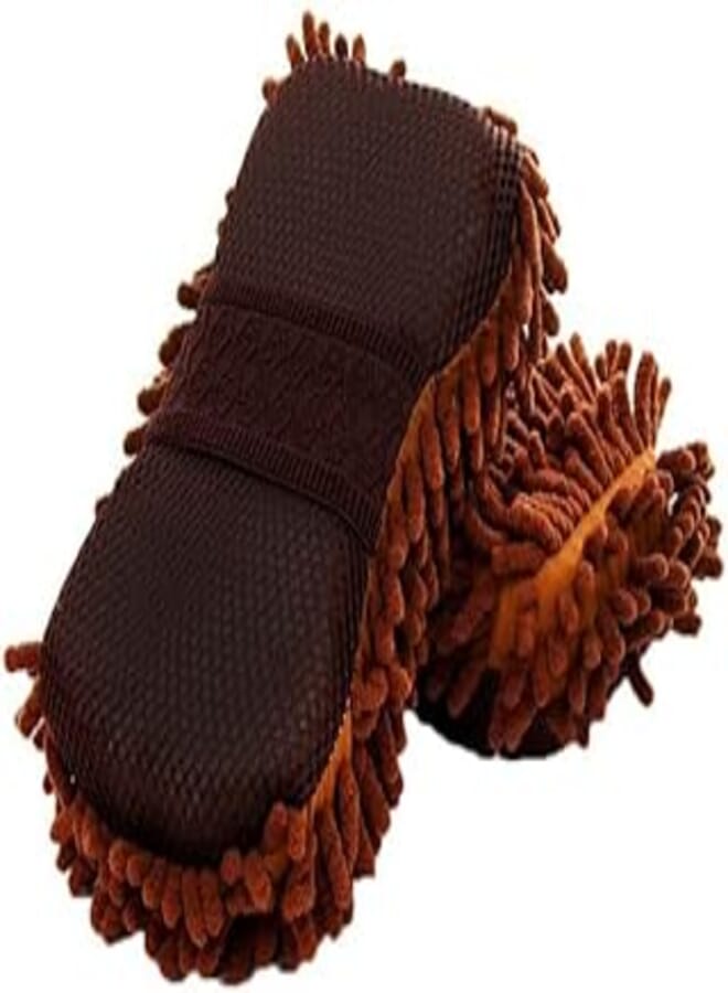 Kaber Misr 2020 Microfiber Cleaning and Drying Sponge for Car, Home, Office - Very Practical with Excellent Design with Hand Grip - Brown