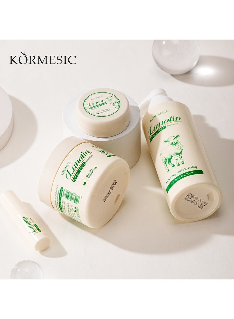 Kormesic غنم زيت الجسم لوشن 200 مل ترطيب وتغذية العناية بالجسم كله - Image 5