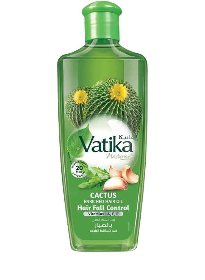 Dabur Naturals Cactus Enriched Hair Oil Green 200ml - Image 1