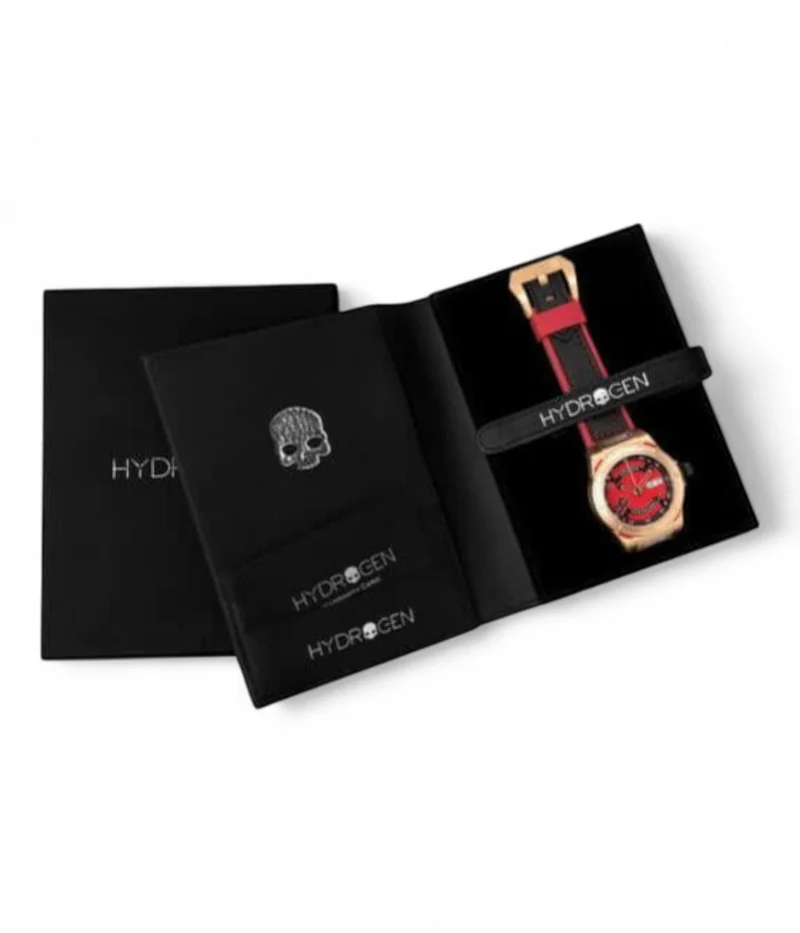 Hydrogen Watch Hydrogren Automatic Otto Red Rose Gold Watch