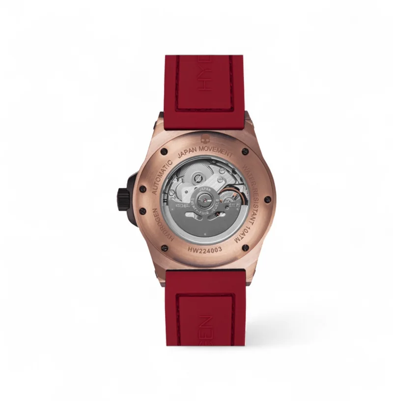Hydrogen Watch Hydrogren Otto Red Rose Gold Watch