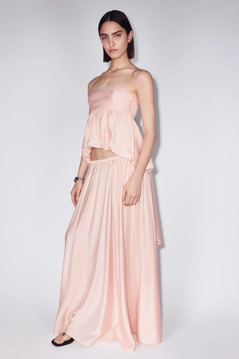 H&M Viscose-blend maxi skirt