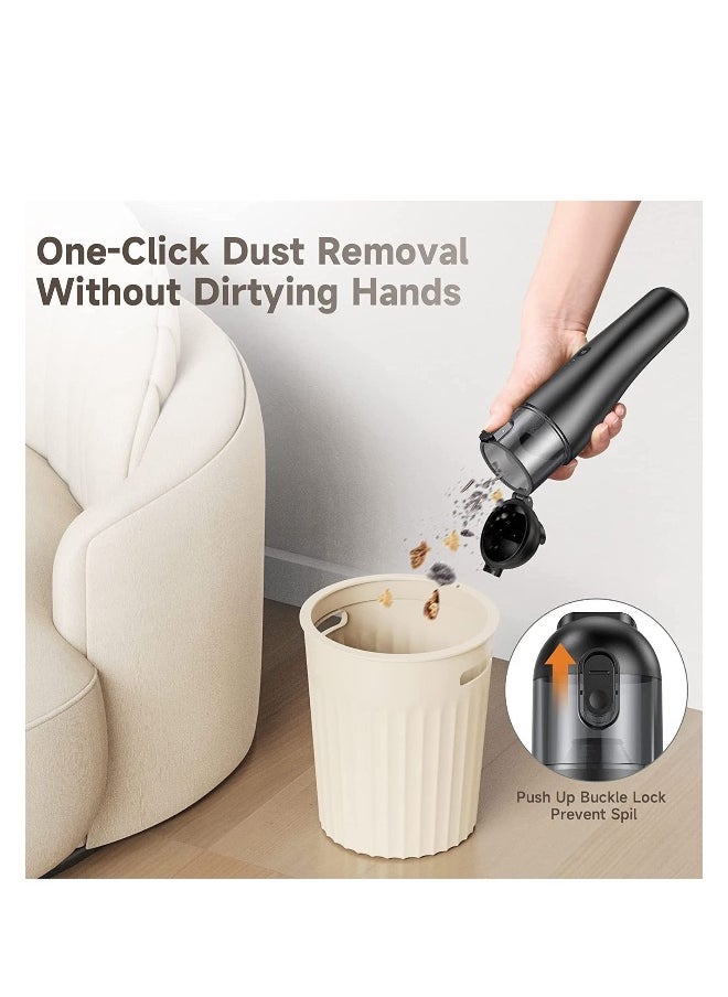 Generic - Handheld Vacuum Cordless Portable Vacuum Cleaner for Car with 7000Pa Powerful Suction for Pet Hair Home Dust and Car Cleaning, Rechargeable Mini Vacuum - Image 1