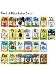 Excefore Children Early Education Drawing Cards for kids Water Painting Magic Doodle Card 26 Letters A-Z Alphabet with Magic Pen Best Learning Toy Gift for Toddlers Travel  - Image 3